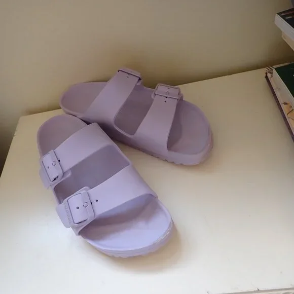 Birkenstock Arizona Essentials EVA Slide Sandal / Violet / EU Size 40 US 9 - Picture 1 of 13